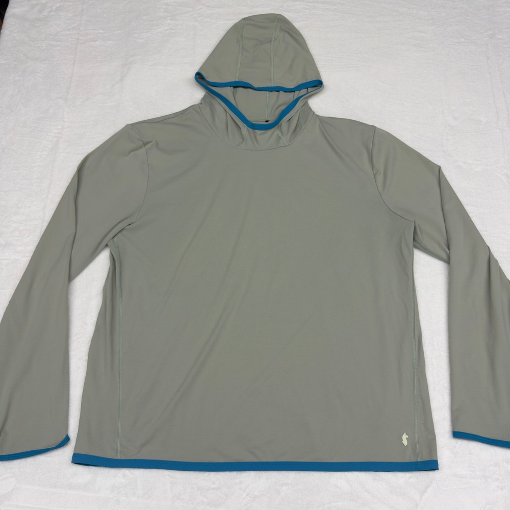 Cotopaxi Sombra Sun Hoodie Mens XL Gray Blue Hiking Trail Running Pullover UPF
